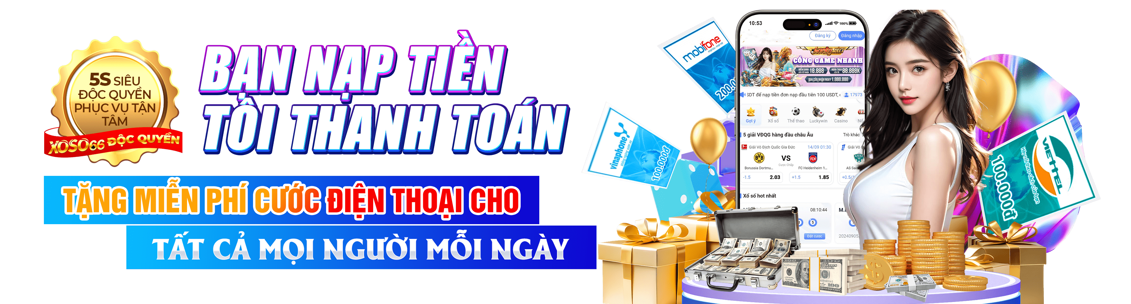 Hình ảnh quảng cáo của ku11 hiển thị nền tảng và các lợi ích