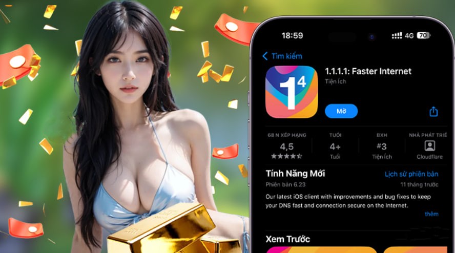 Hình ảnh quảng cáo của ku11 hiển thị nền tảng và các lợi ích